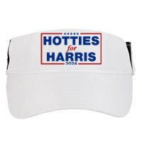 Hotties For Harris 2024 Funny Kamala Harris 2024 Adult Drive Performance Visor