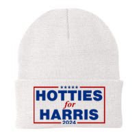 Hotties For Harris 2024 Funny Kamala Harris 2024 Knit Cap Winter Beanie