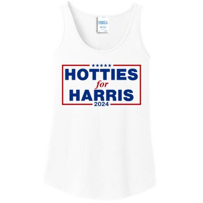 Hotties For Harris 2024 Funny Kamala Harris 2024 Ladies Essential Tank