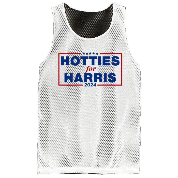 Hotties For Harris 2024 Funny Kamala Harris 2024 Mesh Reversible Basketball Jersey Tank