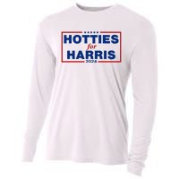 Hotties For Harris 2024 Funny Kamala Harris 2024 Cooling Performance Long Sleeve Crew