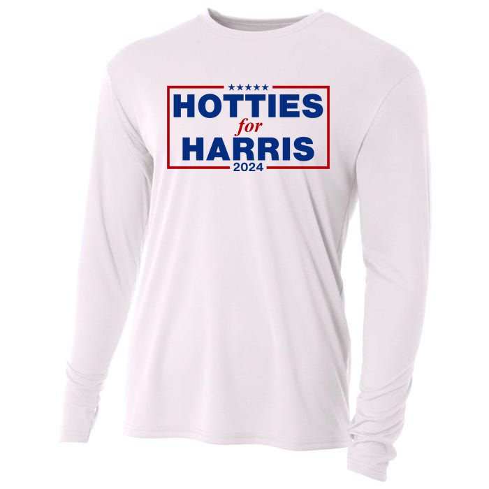 Hotties For Harris 2024 Funny Kamala Harris 2024 Cooling Performance Long Sleeve Crew