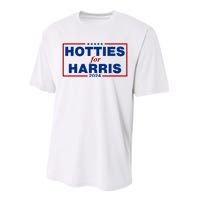 Hotties For Harris 2024 Funny Kamala Harris 2024 Performance Sprint T-Shirt