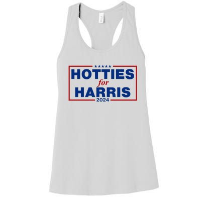 Hotties For Harris 2024 Funny Kamala Harris 2024 Women's Racerback Tank