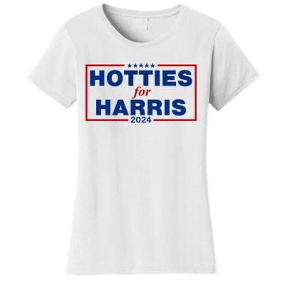 Hotties For Harris 2024 Funny Kamala Harris 2024 Women's T-Shirt