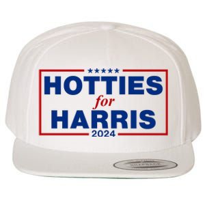 Hotties For Harris 2024 Funny Kamala Harris 2024 Wool Snapback Cap