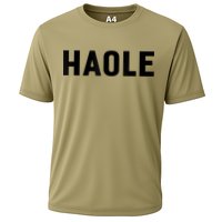 Haole Funny Hawaii White Hawaiian Pidgin Unisex Cooling Performance Crew T-Shirt