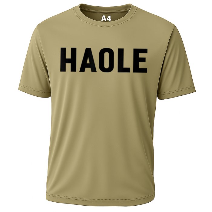 Haole Funny Hawaii White Hawaiian Pidgin Unisex Cooling Performance Crew T-Shirt