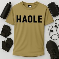 Haole Funny Hawaii White Hawaiian Pidgin Unisex Cooling Performance Crew T-Shirt
