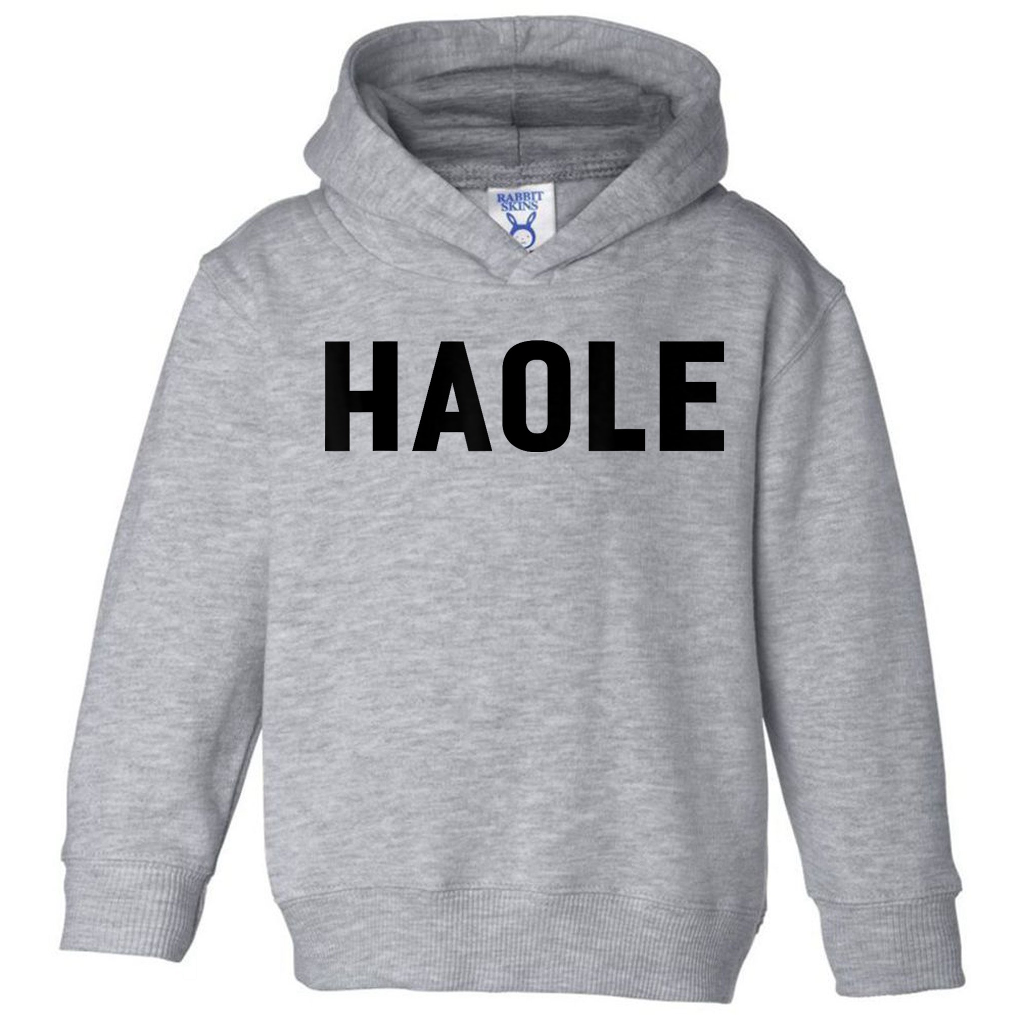 Haole Funny Hawaii White Hawaiian Pidgin Unisex Toddler Hoodie