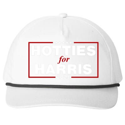 Hotties For Harris 2024 Funny Kamala Harris 2024 Snapback Five-Panel Rope Hat