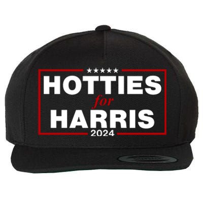 Hotties For Harris 2024 Funny Kamala Harris 2024 Wool Snapback Cap