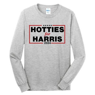 Hotties For Harris 2024 Funny Kamala Harris 2024 Tall Long Sleeve T-Shirt