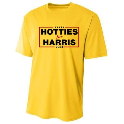 Hotties For Harris 2024 Funny Kamala Harris 2024 Performance Sprint T-Shirt