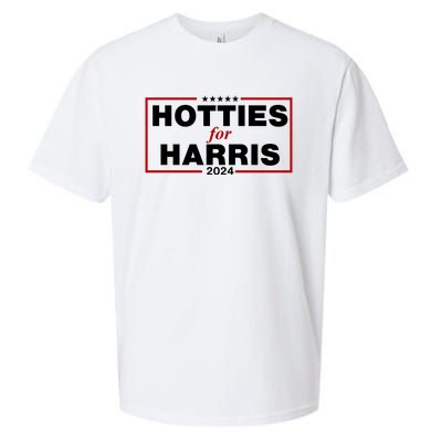 Hotties For Harris 2024 Funny Kamala Harris 2024 Sueded Cloud Jersey T-Shirt