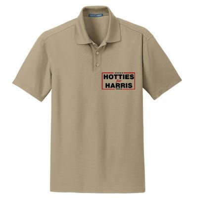 Hotties For Harris 2024 Funny Kamala Harris 2024 Dry Zone Grid Polo