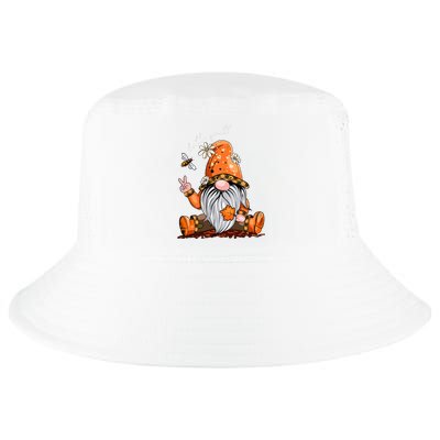 Hello Fall Happy Thanksgiving Gnome Pumpkin Fall Season Cool Comfort Performance Bucket Hat