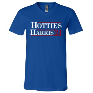 Hotties For Harris 2024 Funny Kamala Harris 2024 V-Neck T-Shirt