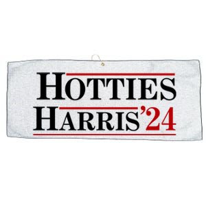 Hotties For Harris 2024 Funny Kamala Harris 2024 Large Microfiber Waffle Golf Towel