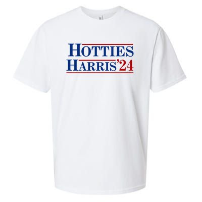 Hotties For Harris 2024 Funny Kamala Harris 2024 Sueded Cloud Jersey T-Shirt