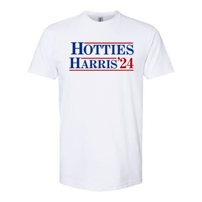 Hotties For Harris 2024 Funny Kamala Harris 2024 Softstyle CVC T-Shirt