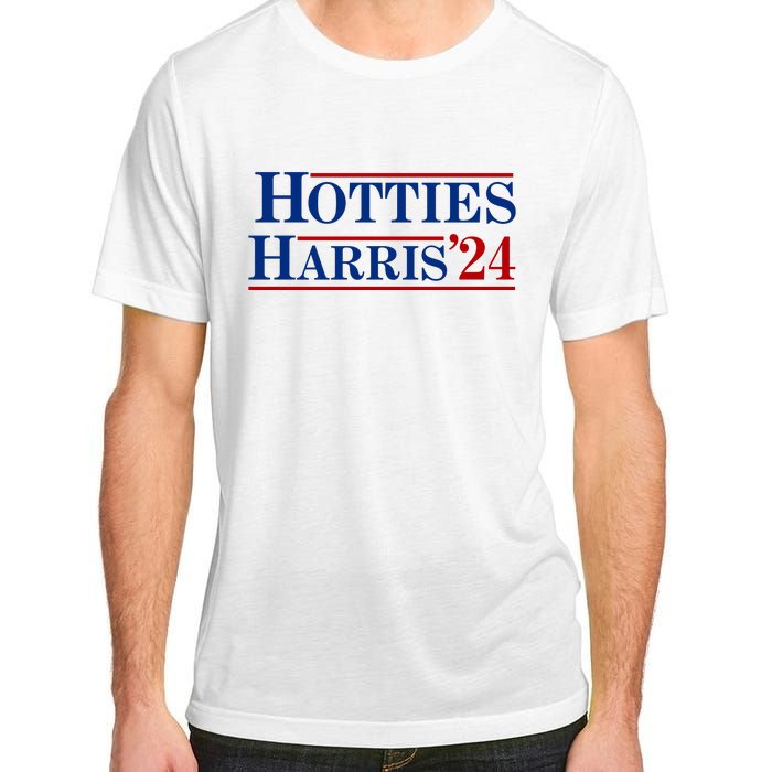 Hotties For Harris 2024 Funny Kamala Harris 2024 Adult ChromaSoft Performance T-Shirt