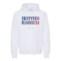 Hotties For Harris 2024 Funny Kamala Harris 2024 Premium Hoodie