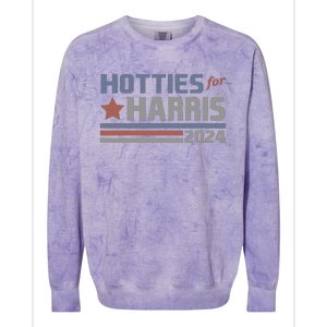 Hotties For Harris 24 Hotties For Harris 2024 Colorblast Crewneck Sweatshirt