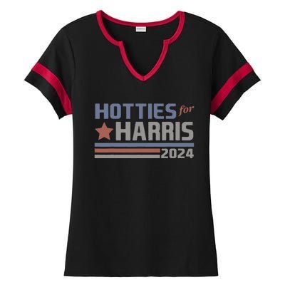 Hotties For Harris 24 Hotties For Harris 2024 Ladies Halftime Notch Neck Tee