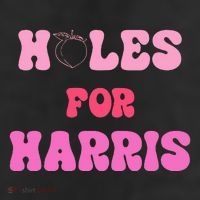 Holes For Harris Booty Peach Kamala Hippie Quote Cool Comfort Performance Bucket Hat