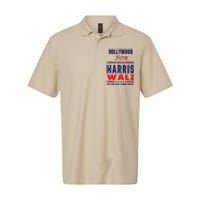 Hollywood For Harris Walz We Are Not Going Back Softstyle Adult Sport Polo