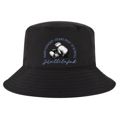 Hard Fought Heart Felt It Is Well Hallelujah Cool Comfort Performance Bucket Hat