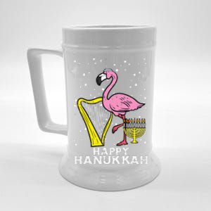 Hanukkah Flamingo Harp Chanukah Jewish  Beer Stein