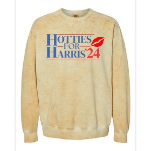 Hotties For Harris 24 Colorblast Crewneck Sweatshirt