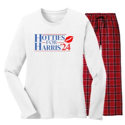 Hotties For Harris 24 Women's Long Sleeve Flannel Pajama Set 