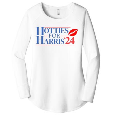 Hotties For Harris 24 Women's Perfect Tri Tunic Long Sleeve Shirt