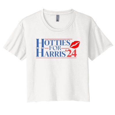 Hotties For Harris 24 Women's Crop Top Tee