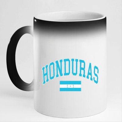 Honduras Flag 11oz Black Color Changing Mug