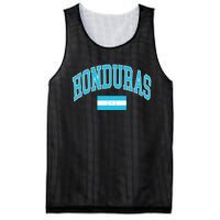 Honduras Flag Mesh Reversible Basketball Jersey Tank