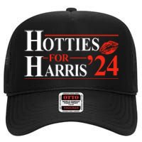 Hotties For Harris 2024 High Crown Mesh Back Trucker Hat