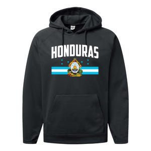 Honduras Flag Honduran Diaspora Honduras Day Performance Fleece Hoodie