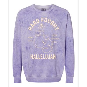 Hard Fought Hallelujah Colorblast Crewneck Sweatshirt