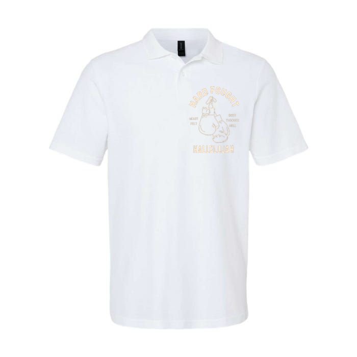 Hard Fought Hallelujah Softstyle Adult Sport Polo