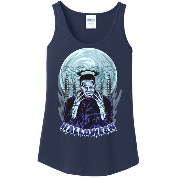 Halloween Frankenstein Ladies Essential Tank