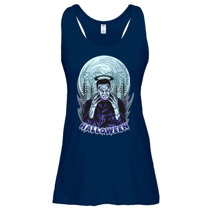 Halloween Frankenstein Ladies Essential Flowy Tank