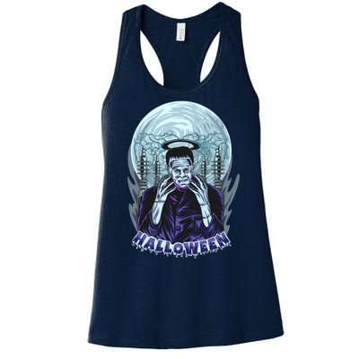 Halloween Frankenstein Women's Racerback Tank