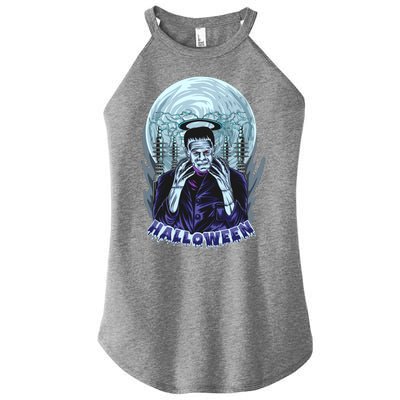 Halloween Frankenstein Women's Perfect Tri Rocker Tank