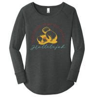 Hard Fought Heart Felt It Is Well Hallelujah Boxing Women's Perfect Tri Tunic Long Sleeve Shirt