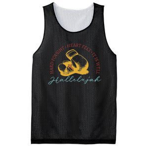 Hard Fought Heart Felt It Is Well Hallelujah Boxing Mesh Reversible Basketball Jersey Tank