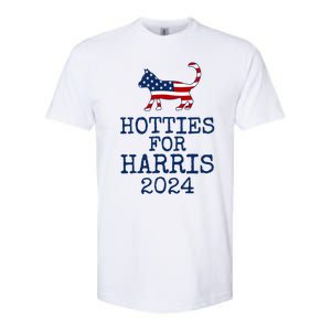 Hotties For Harris 2024 Cat Ladies Kamala Presidential Election 2024 Softstyle CVC T-Shirt